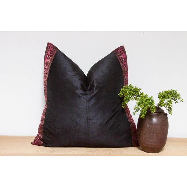 Textile Armadillo Festive Silk Euro Pillow Cover For Sale - Image 7 of 7