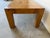 Brown 1970’s Milo Baughman Style Parsons Burl Wood Rectangular Coffee Table For Sale - Image 8 of 12