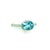 Metal Natural Aquamarine Ring 6.5 14k W Gold 1.64 TCW Certified For Sale - Image 7 of 14