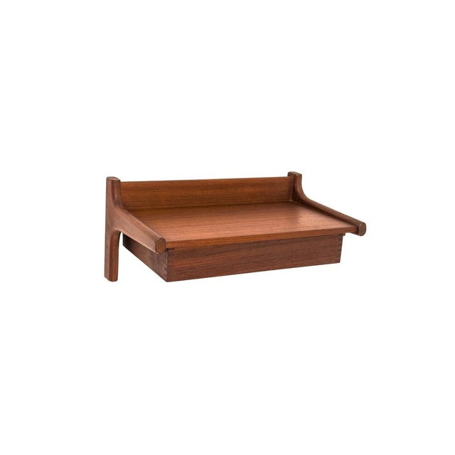 Teak Wall Console attributed to Børge Mogensen, 1960s For Sale - Image 13 of 13