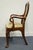 Late 20th Century Hickory Chair Solid Mahogany Traditional Style Bentwood Splat Back Dining Arm Chair For Sale - Image 5 of 9