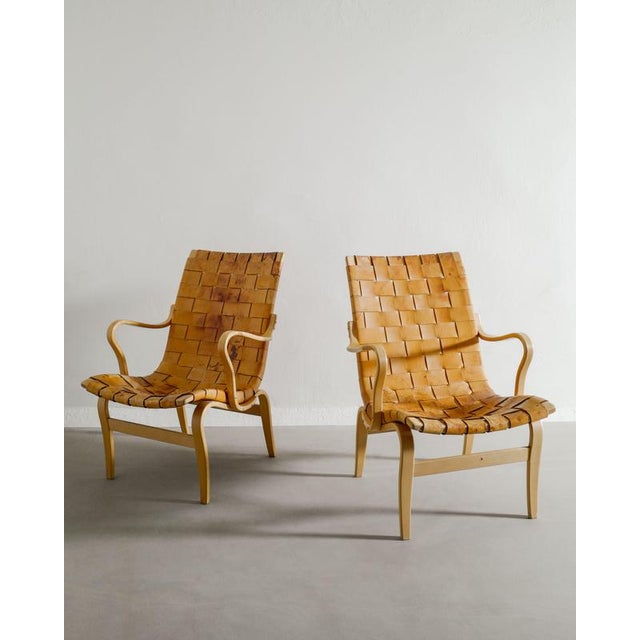 Eva Armchairs by Bruno Mathsson, 1970s, Set of 2 For Sale - Image 6 of 9