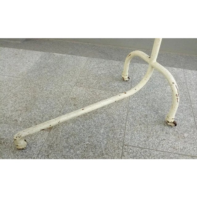 Wood Vintage Side Table in Metal and Wood For Sale - Image 7 of 10