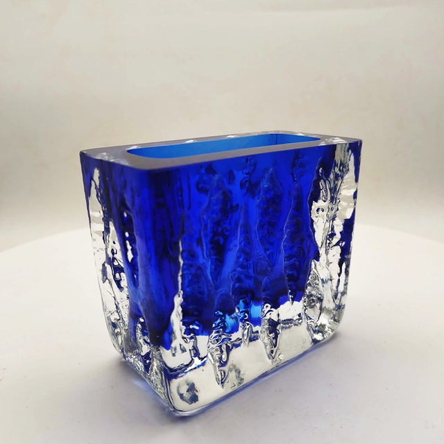 Rectangular Ashtray or Catch-All in Handcrafted Murano Glass attributed to Mandruzzato, Italy, 1960s For Sale - Image 6 of 11