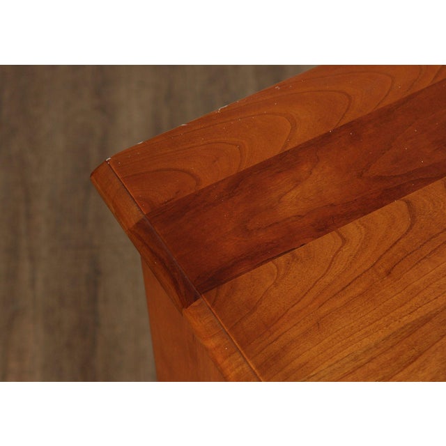 Stickley Stickley Vintage Traditional Solid Cherry Tall Chest For Sale - Image 4 of 12