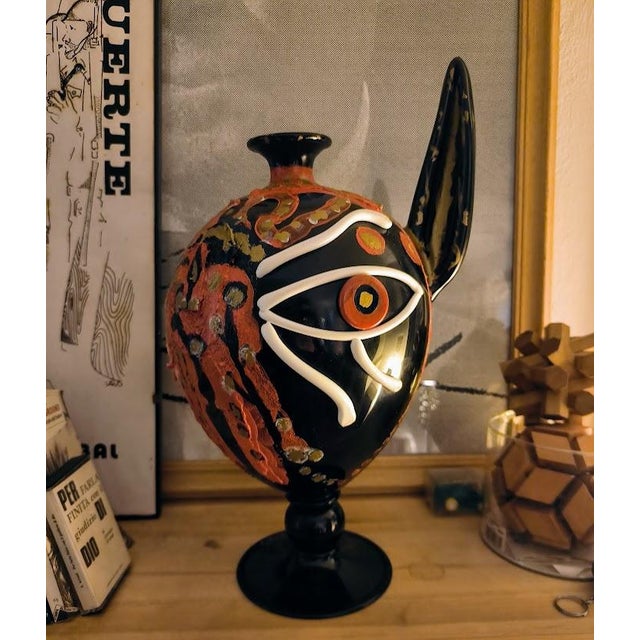 Vase in Blown Glass by Cleto Munari modified by Gianni Celati, 2002 / 2010 For Sale - Image 11 of 11