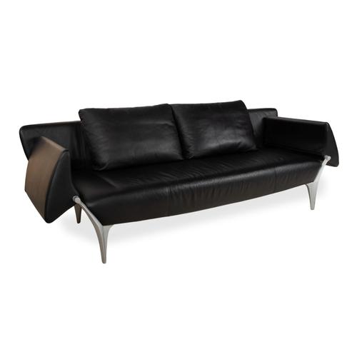 17th Century 1600 Three-Seater Sofa in Leather from Rolf Benz For Sale - Image 5 of 13