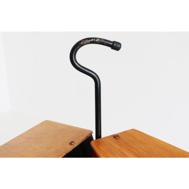 Mid-Century Dutch Sewing Box Stand by Joost Teders for Metalux, 1950s For Sale - Image 6 of 11