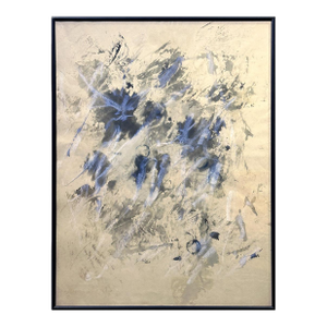 Robert Berks Original Mid-Century Abstract Painting 18 X 24, Framed