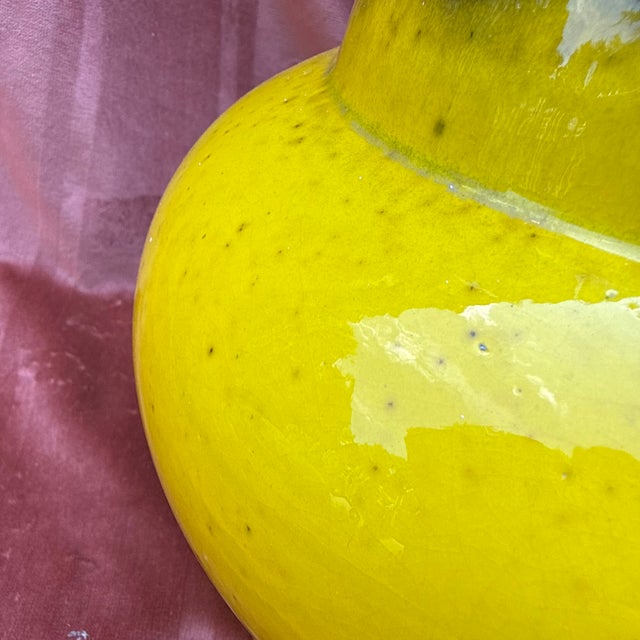 Vintage Yellow Ceramic Pendant Light, 1970s For Sale - Image 6 of 17