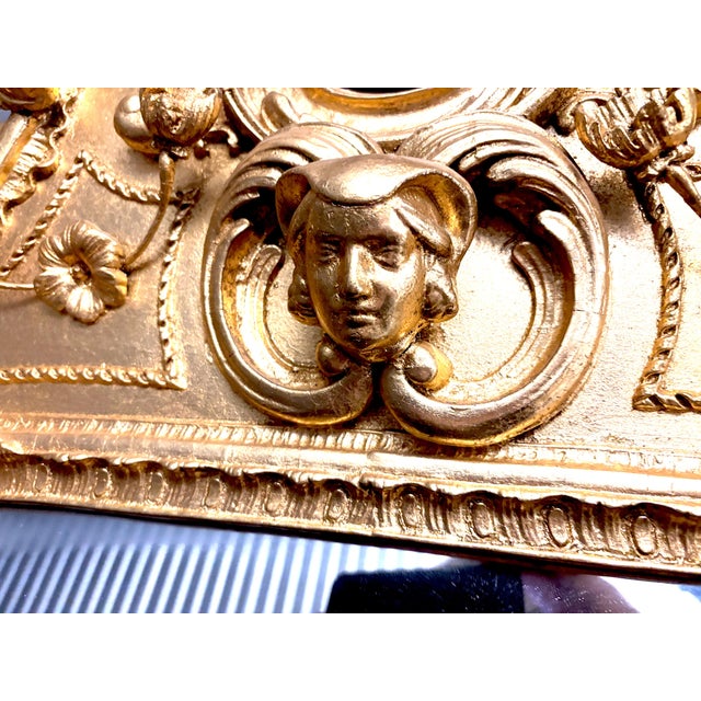 Monumental 19th-Century Rococo Revival Giltwood Pier Mirror &Amp; Matching Console, C. 1860–1875 For Sale In New York - Image 6 of 13