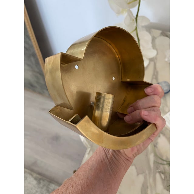 Visual Comfort Melange Disc Alabaster & Brass Sconces (1 Pair) For Sale - Image 13 of 18