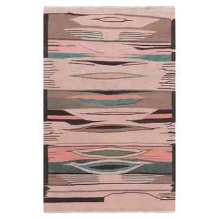 Modern Swedish Design Flat Weave Wool Rug by Doris Leslie Blau For Sale