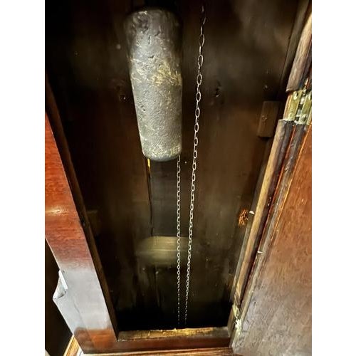 Longcase Clock in Wood For Sale - Image 9 of 10