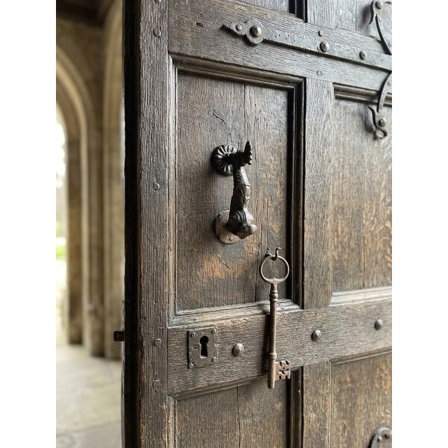 Charcoal Vintage Cast Iron Mythological Sea Serpent Door Knocker For Sale - Image 8 of 12