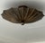 Mid-Century Modern Handmade Brass Flush Mount Ceiling Light | Sculptural Flower Petal Light Fixture For Sale - Image 3 of 13
