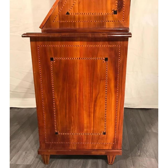 Louis XVI South German Secretary Bookcase, 1780 For Sale - Image 4 of 10