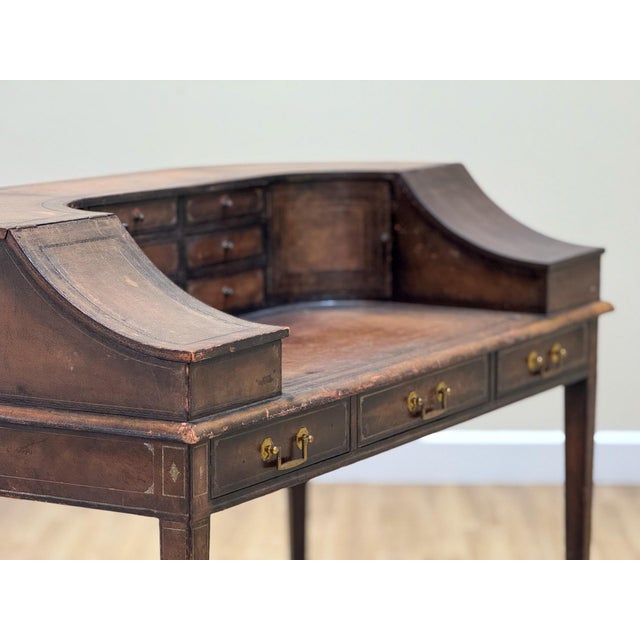 Antique Desk by Charles Lowe & Sons, 1890s For Sale - Image 3 of 18