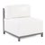 Kenneth Ludwig Chicago Axis 3pc Sectional Atlantis White Titanium Frame For Sale - Image 4 of 9
