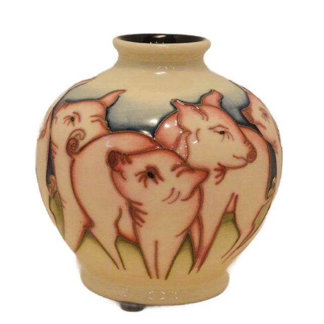 A premier example of early 21st-century British studio ceramics from the historic Moorcroft Pottery of Stoke-on-Trent,...