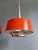 Orange Scandinavian Pendant Lights in Brushed Aluminum and Orange Lacquered Metal from Philips, 1960s, Set of 2 For Sale - Image 8 of 18