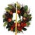 Pomegranate Winter Door Wreath Beautiful Realistic Holiday Christmas Arrangement For Sale - Image 16 of 16