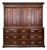 Late 19th Century Solid Quarter Sawn Oak Cabinet For Sale