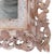 Wood Grand Venetian Style Wood Carved Floor or Wall Architectural Mirror in Distressed Whitewash For Sale - Image 7 of 8