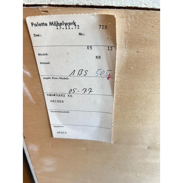 This compact mid-century sideboard from palette möbelwerke from wernau is a typical product from this manufacturer from...