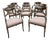 Set of Eight Rare Regency Style Dining Room Chairs For Sale