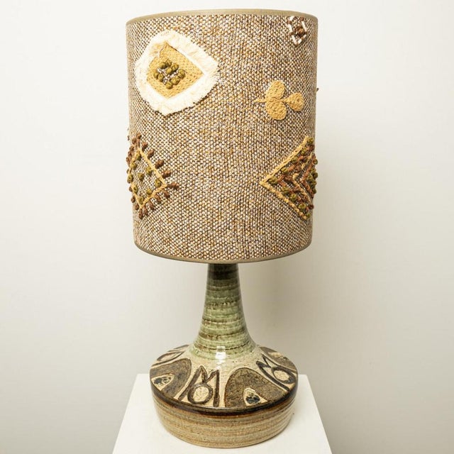 Brown Ceramic Table Lamps by Noomi Backhausen for Soholm, Denmark, 1960s, Set of 2 For Sale - Image 8 of 15