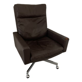 1970s De Sede Leather Executive Chair For Sale