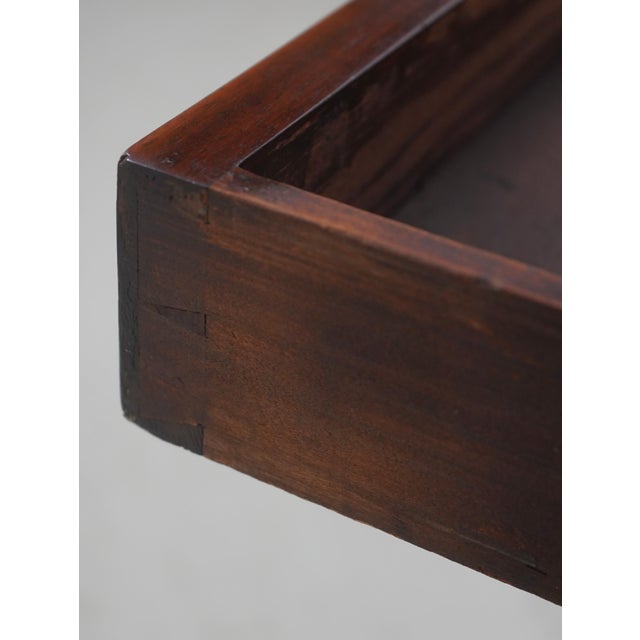 Wood American 19th Century Mahogany Empire Style Drop-Leaf Table For Sale - Image 7 of 18