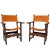 Spanish Baroque Walnut Armchairs - a Pair For Sale