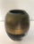 Postmodern Artist Signed Southwestern Ceramic Raku Vase by Micheal Weinberg For Sale - Image 3 of 11