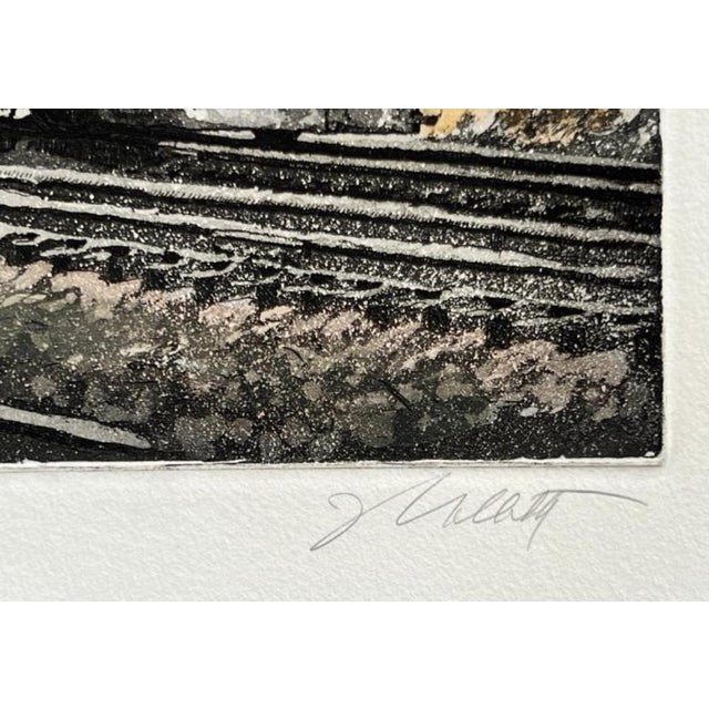 1980s John Collette, Train, 1985, Etching For Sale - Image 5 of 7
