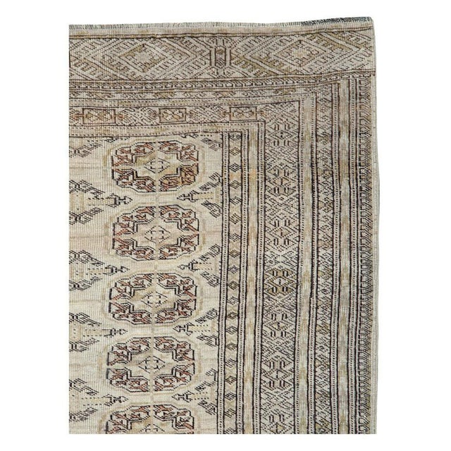 Tribal Galerie Shabab Collection Tribal Mid-20th Century Handmade Central Asian Turkoman Accent Rug For Sale - Image 3 of 8
