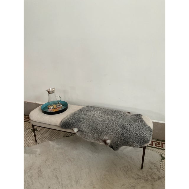 Koffi Upholstered Bench From Sunpan For Sale In Raleigh - Image 6 of 10