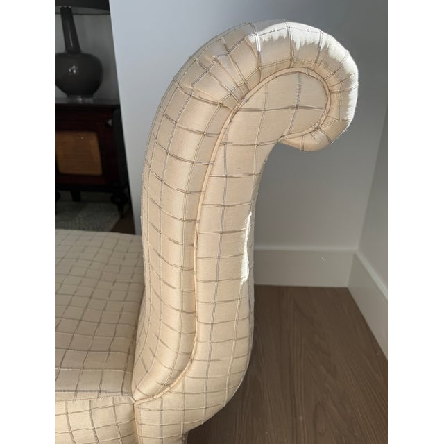 Barbara Barry Vintage Baker Knapp & Tubbs Slipper Chair For Sale - Image 4 of 7