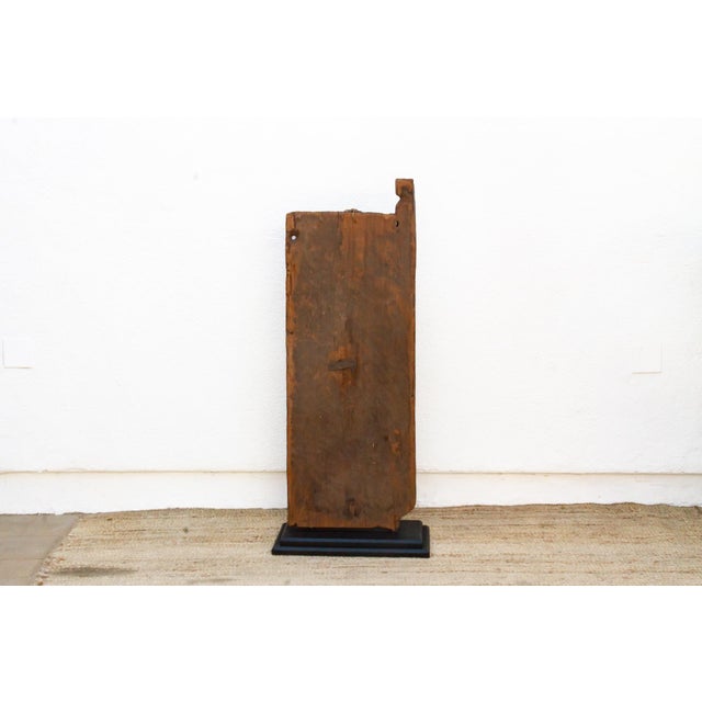 Wood Finely Carved Antique Gurunsi Door For Sale - Image 7 of 8