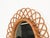 1970s Oval Mirror in Bamboo, Rattan and Wicker attributed to Franco Albini, Italy, 1970s For Sale - Image 5 of 12