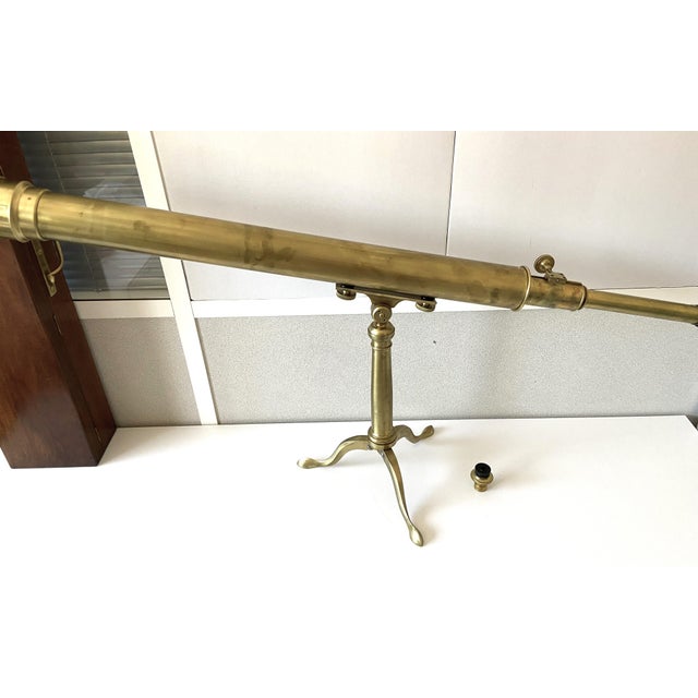 Antique Astronomical Celestial Telescope, France, 1890s For Sale - Image 9 of 18