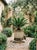 Greige Vintage Neoclassical Octagonal Fluted Cast Stone Planter For Sale - Image 8 of 10