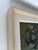 Late 20th Century Vintage Oil and Acrylic Abstract Painting on Beveled Linen Mat and Maple Frame For Sale - Image 5 of 10