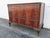 Traditional Early 1900s Carved Flame Mahogany Low Dresser Bathroom Vanity 6325 For Sale - Image 3 of 18