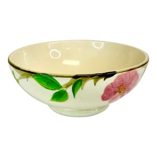 Mid-Century Americana Boho Chic Franciscan Desert Rose Rare Oatmeal Bowl. For Sale