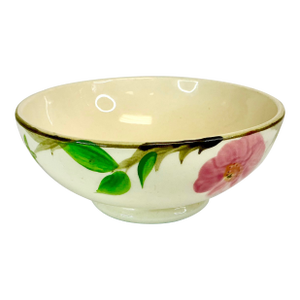 Mid-Century Americana Boho Chic Franciscan Desert Rose Rare Oatmeal Bowl.
