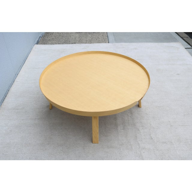Scandinavian Modern Thomas Bentzen for Muuto Around Extra Large Oak Coffee Table For Sale In New York - Image 6 of 12