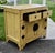 Chinese Wood Painted Cabinet Ming Style Distressed Yellow For Sale - Image 12 of 16