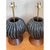 Wood Vintage Custom Kass O’Brien Slab Built Ceramic Lamps - A Pair For Sale - Image 7 of 13
